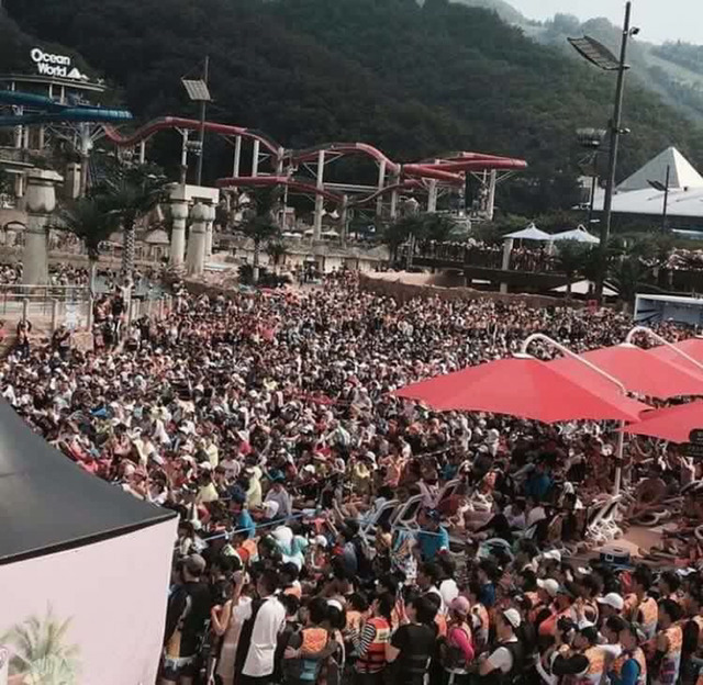 주말 워터파크 상황