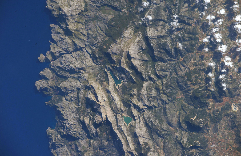 우주정거장에서 본 지구