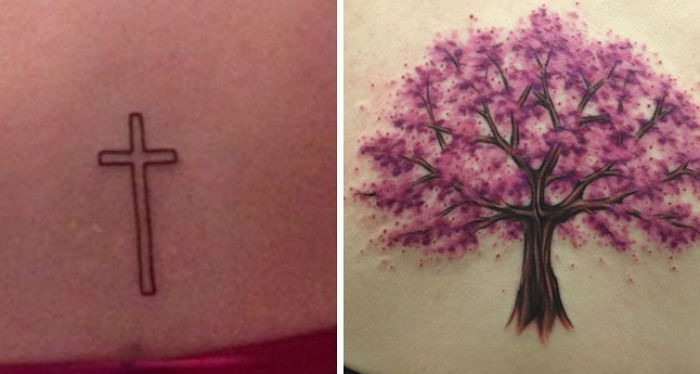 폭망한 문신 재구성