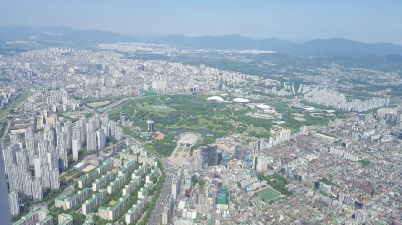 롯데월드타워의 전망