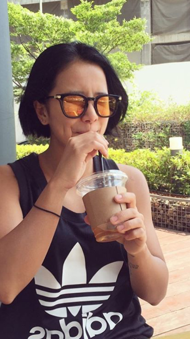 훈련 중인 송가연