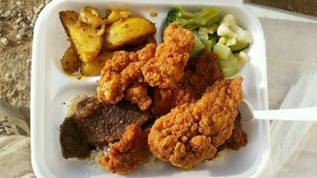 미군 훈련 중 짬밥