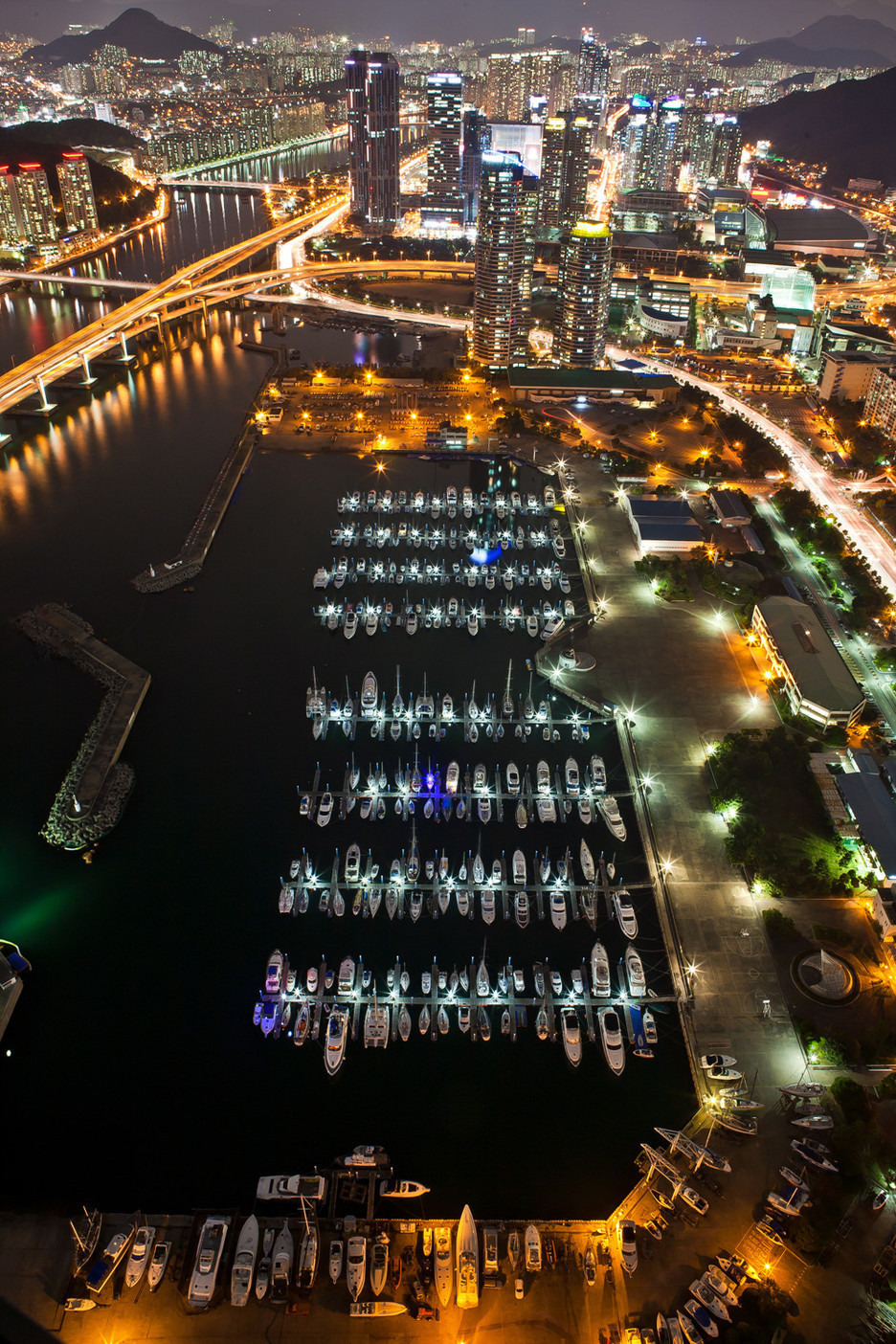 부산 아파트의 조망