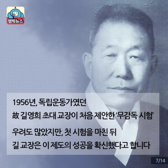 시험이 시작되는 순간