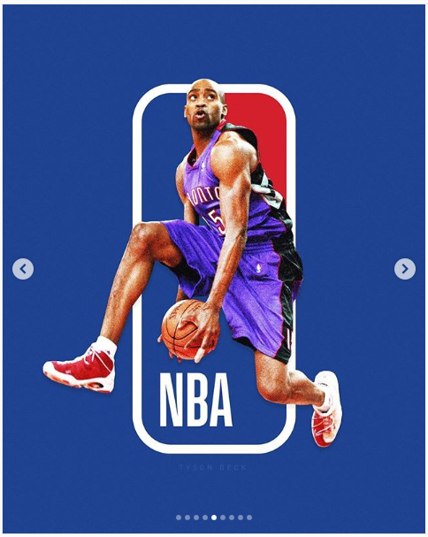 NBA 로고 속 선수들