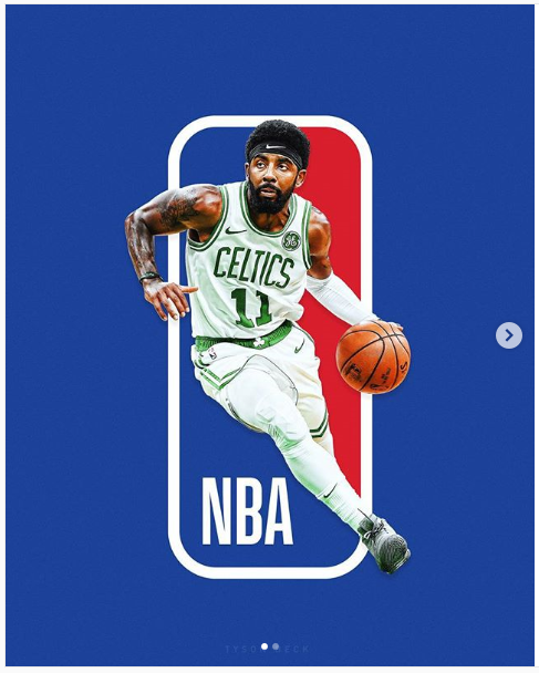NBA 로고 속 선수들