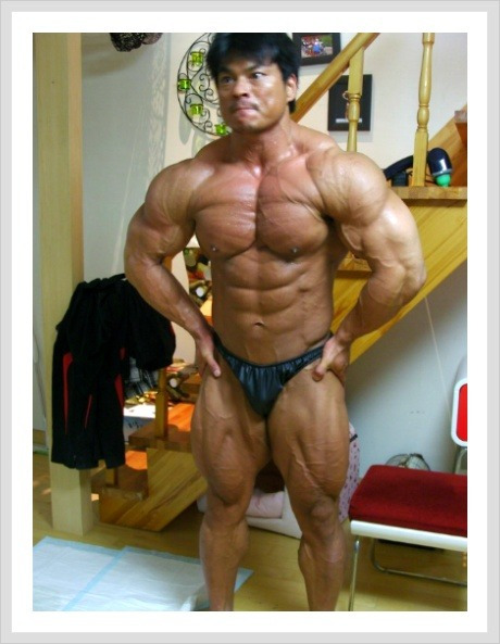 국내 상위권 보디빌더들