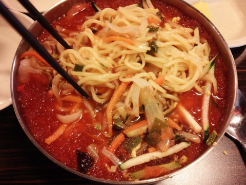 요즘 땡기는 냉짬뽕