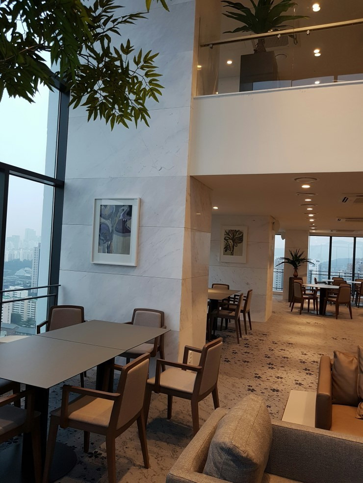 아파트 옥상 스카이라운지