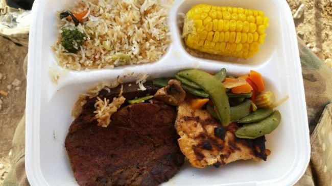 미군 훈련 중 짬밥