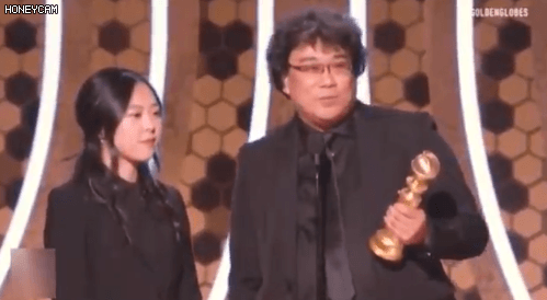 봉준호 2020 골든글로브 외국어영화상 수상 소감