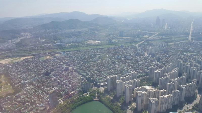 롯데월드타워의 전망