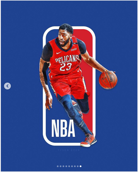NBA 로고 속 선수들