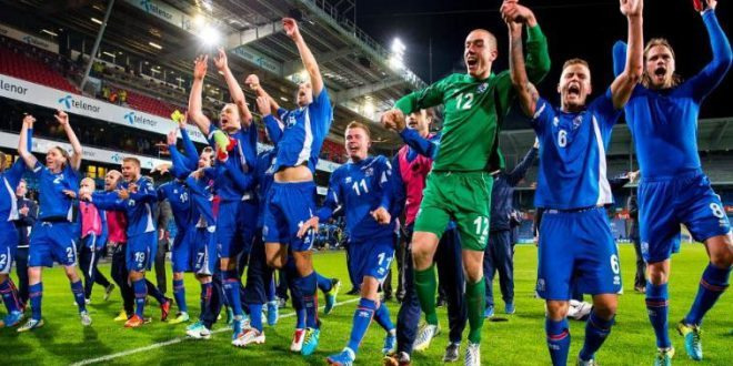 아이슬란드 국민들의 열렬한 환영