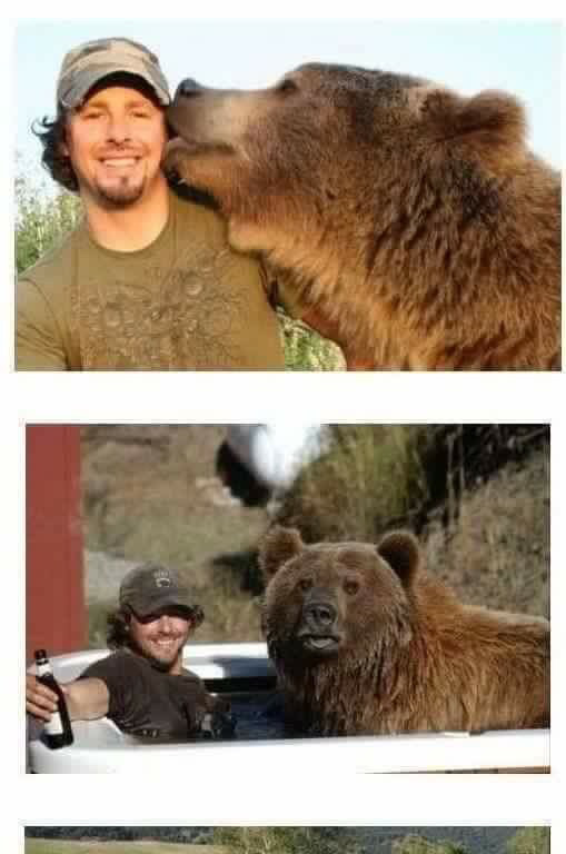 곰과 함께 자란 남자