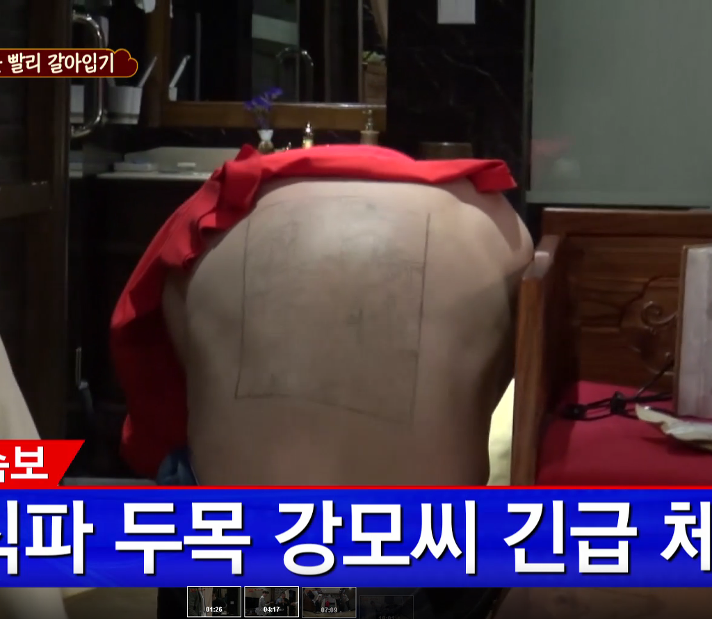 강호동의 등빨