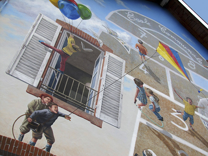 예쁜 벽화 마을