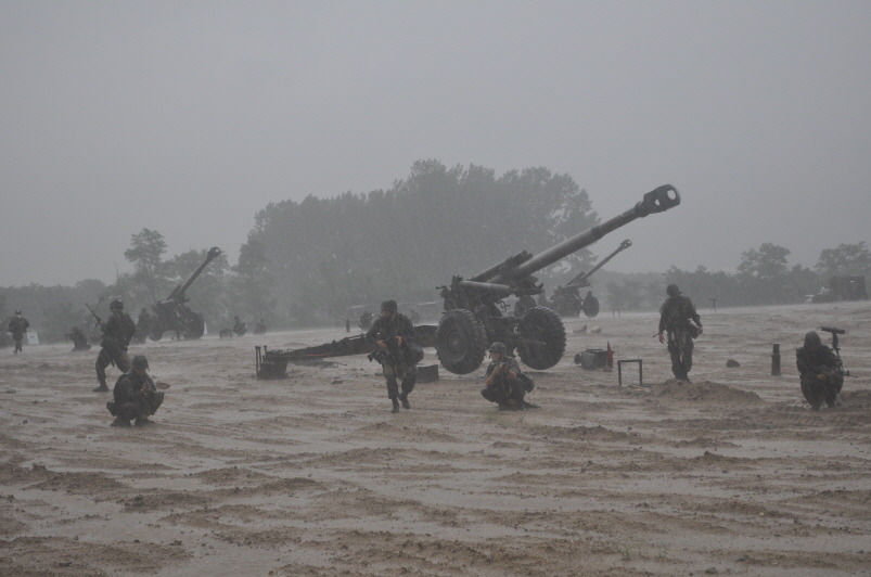 장마 속 방열 훈련
