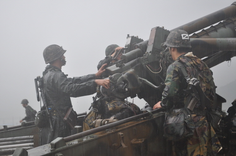 장마 속 방열 훈련