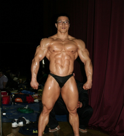 국내 상위권 보디빌더들