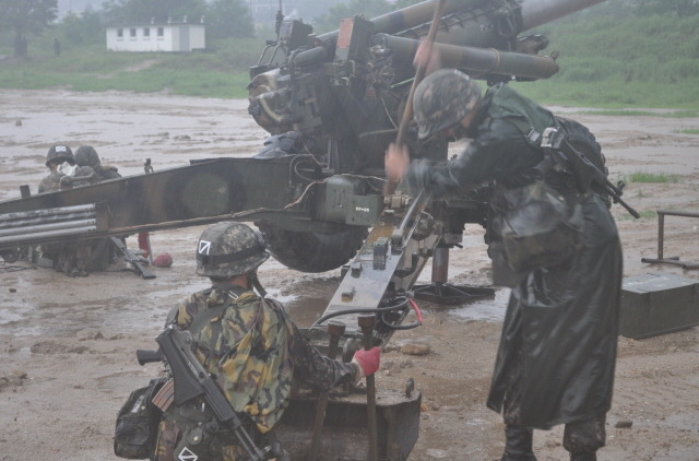 장마 속 방열 훈련