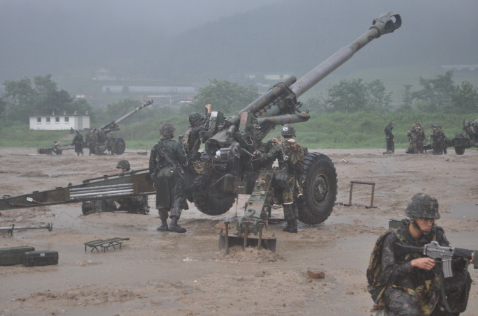 장마 속 방열 훈련