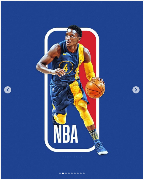 NBA 로고 속 선수들