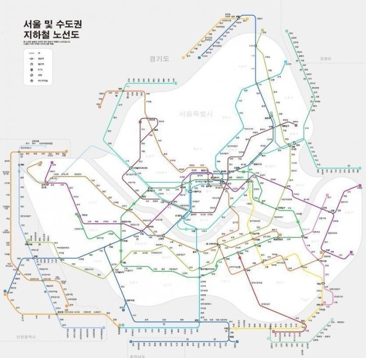 수도권 지하철노선도 고화질 - transportkuu.com