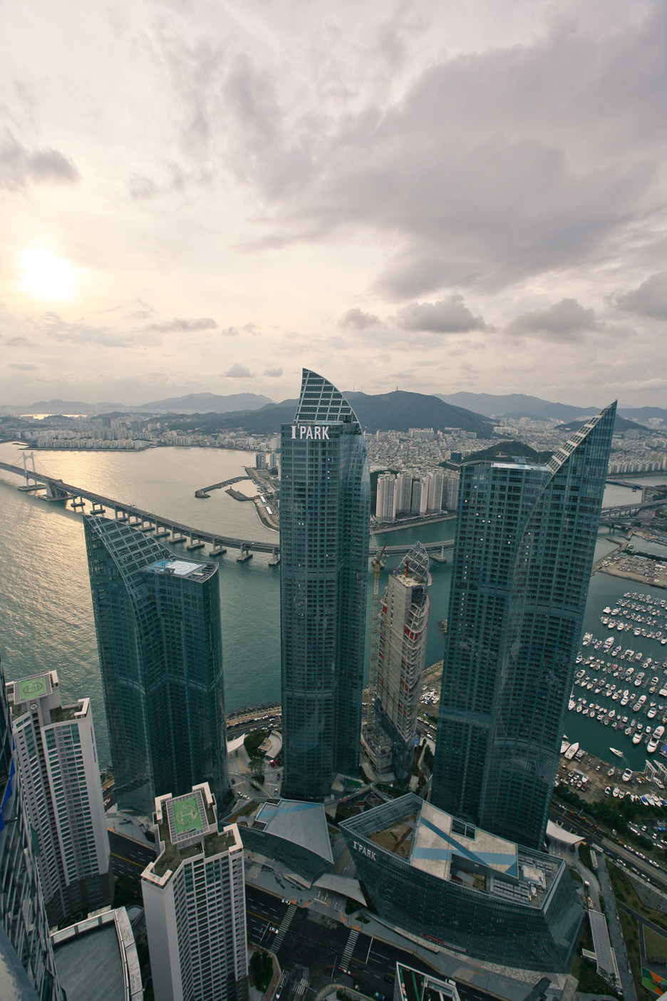 부산 아파트의 조망