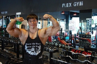 국내 상위권 보디빌더들