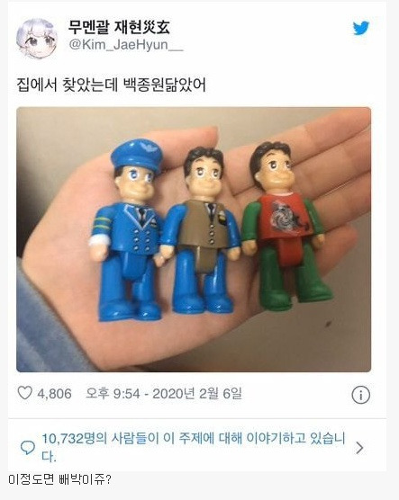  백종원 초상권 침해한 레고