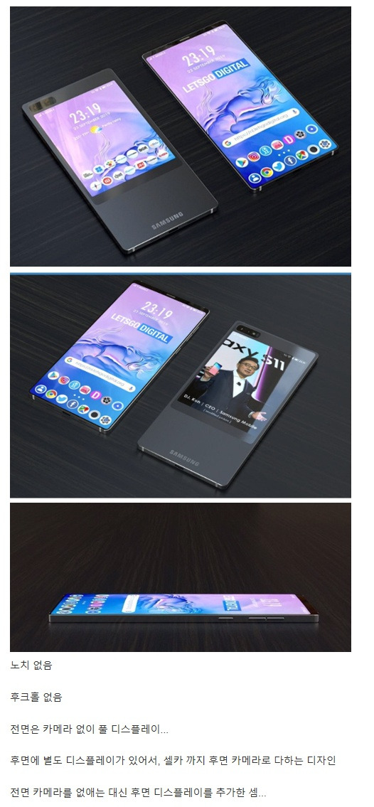  삼성이 특허낸 스마트폰 디자인