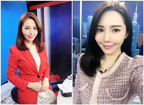 대만 뉴스 앵커의 몸매