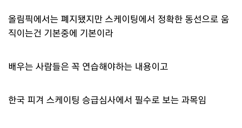 피겨 스케이팅은 왜 피겨 스케이팅 일까?