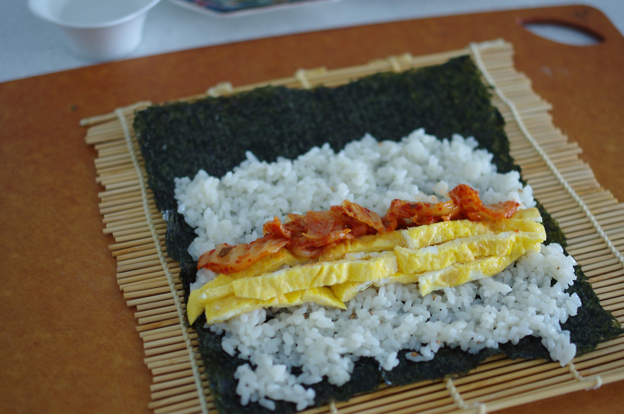 김치 김밥 & 꼬마 김밥