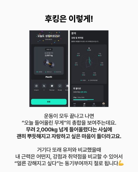 운동 기록과 루틴 추천까지 해주는 똑똑한 서비스 ‘플랜핏’