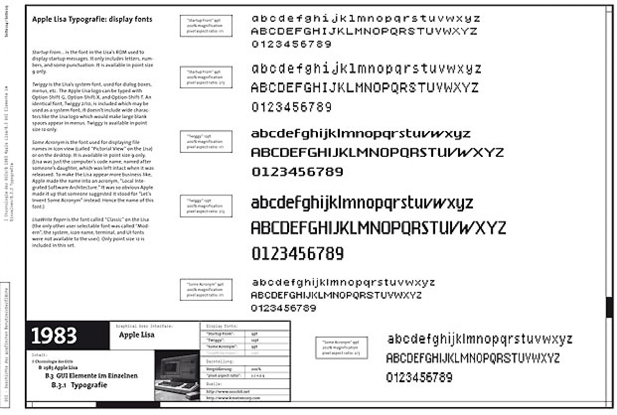 Apple Font History : 애플 서체 역사