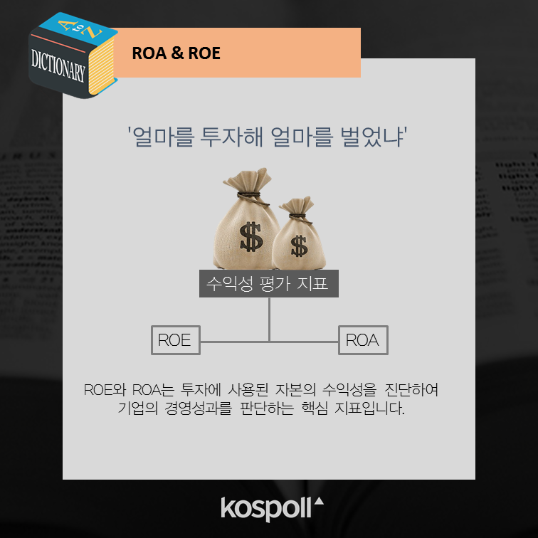 [초보 주식투자자 첫걸음] 주식용어 ROE / ROA