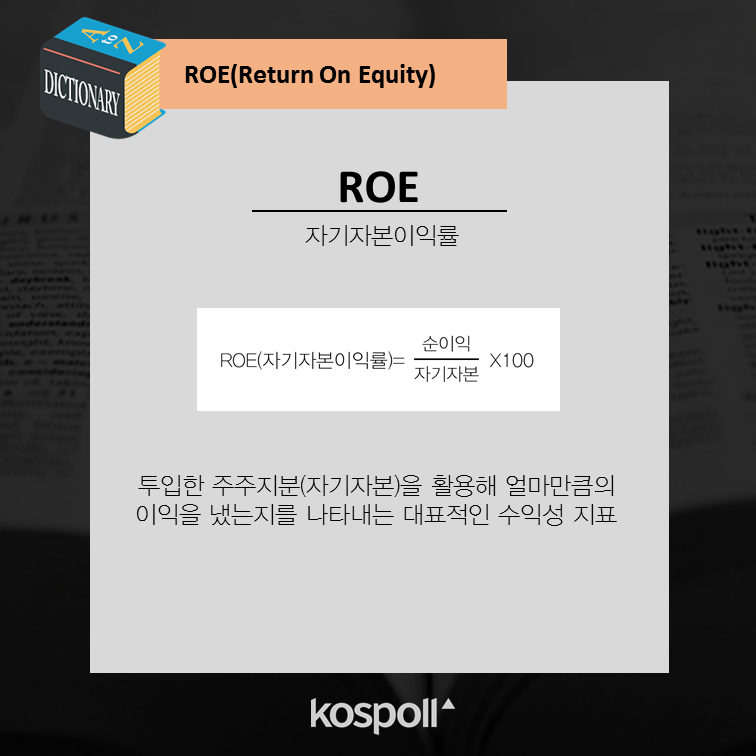 [초보 주식투자자 첫걸음] 주식용어 ROE / ROA
