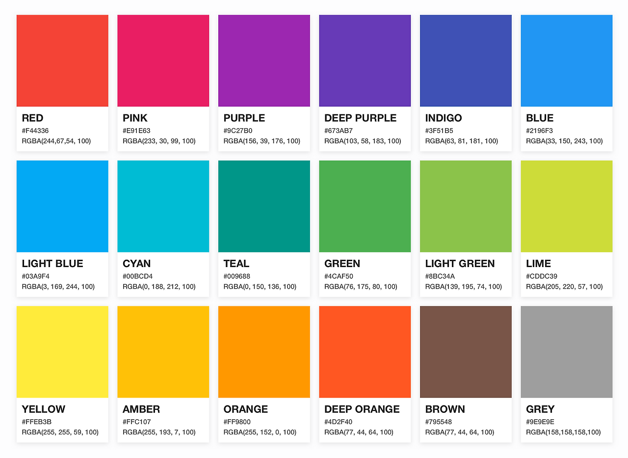 모바일 UI 디자인 기본 요소 - 색채 Color