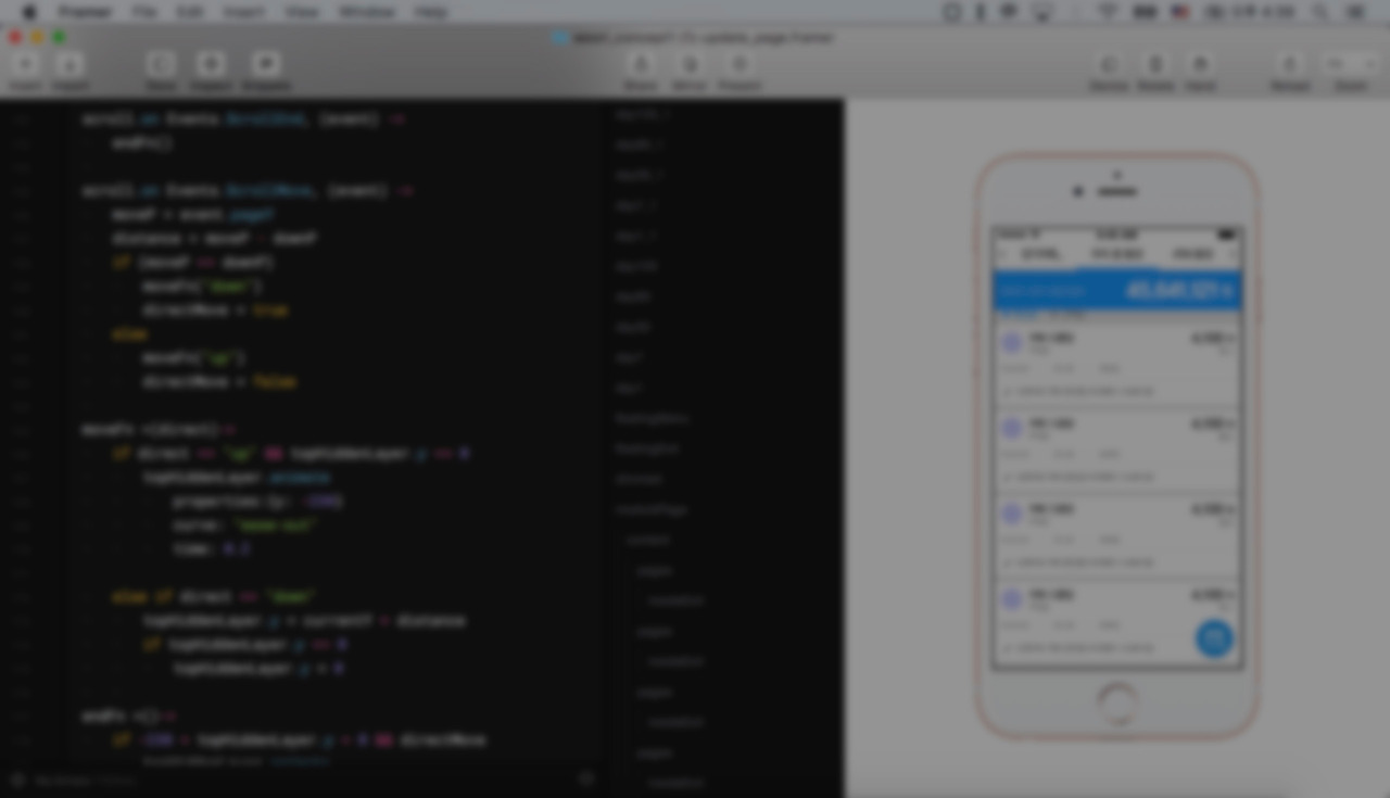 framer js for making html5 games