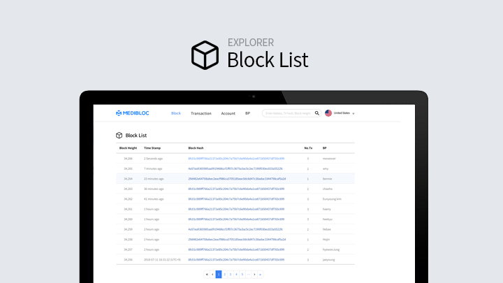 메디블록 익스플로러 medibloc explorer