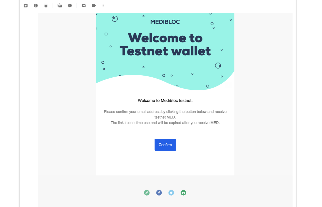 메디블록 블록체인 테스트넷 월렛 지갑