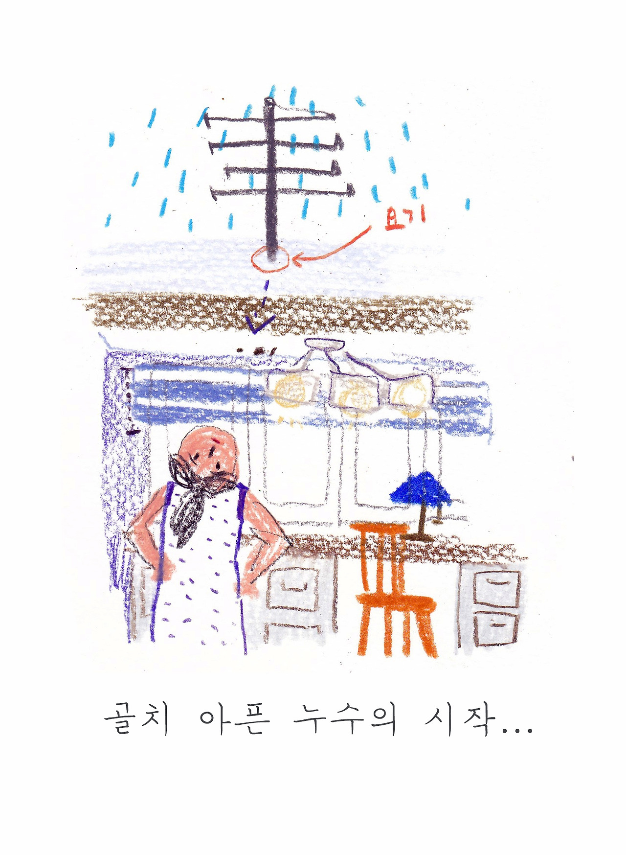 누수, 해결할 수 있는 거죠.