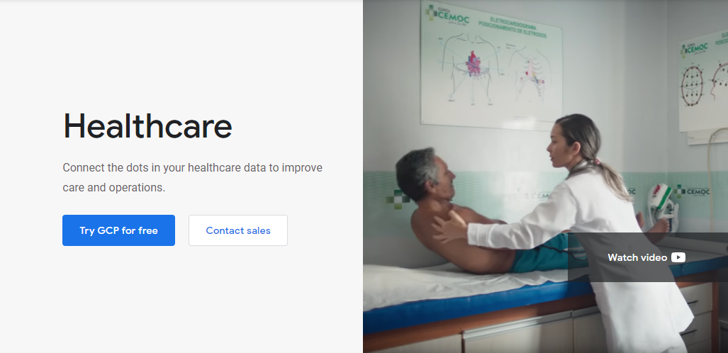 Google claims to provide better healthcare through Google Cloud Platform