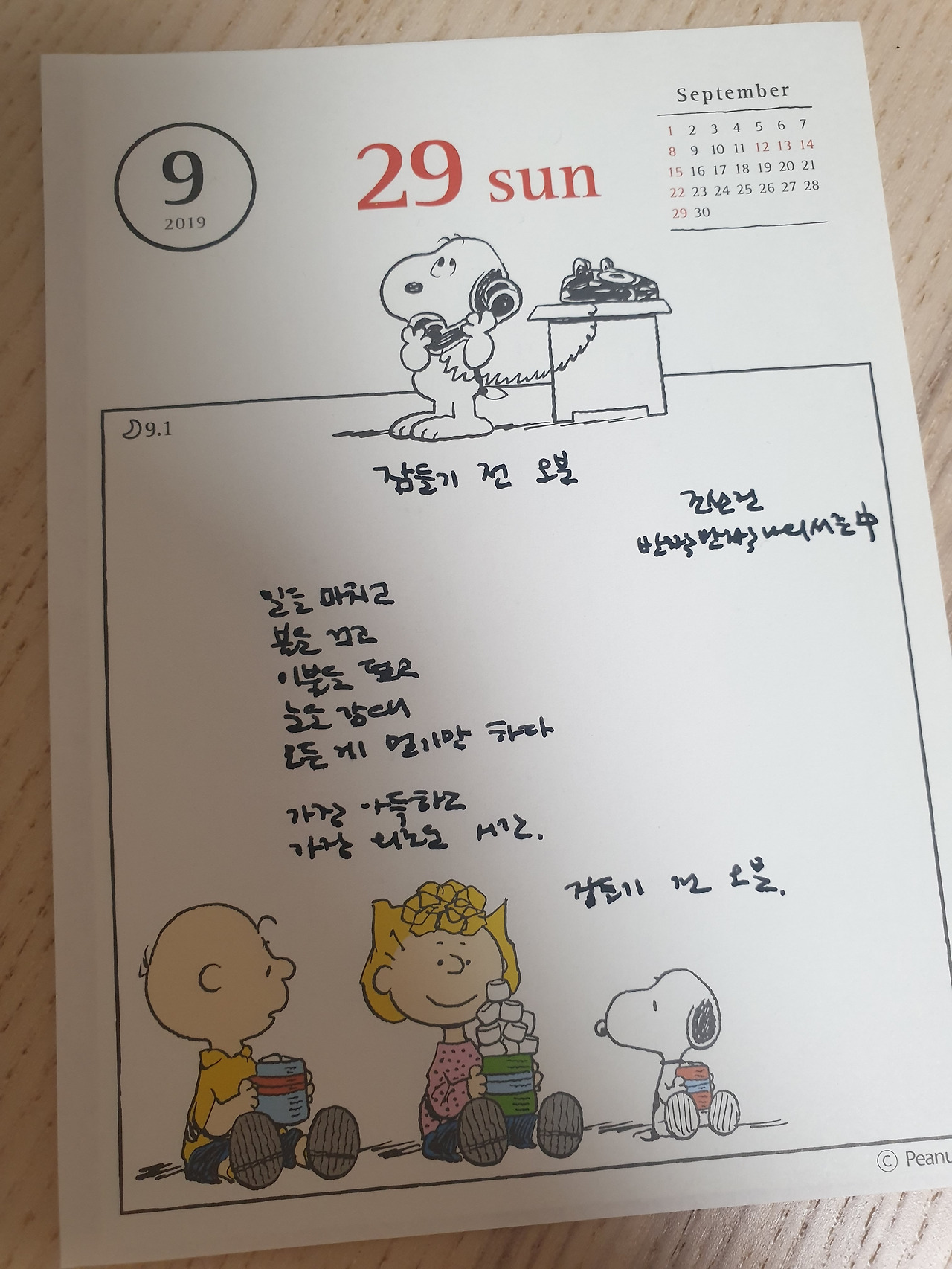 잠들기 전 오 분 by 조선진