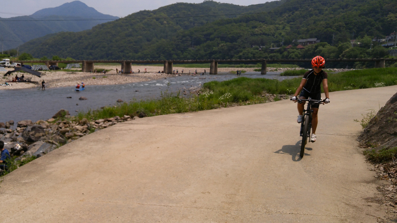 홍천강 자전거