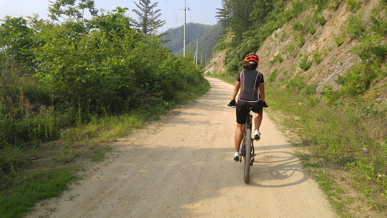 홍천강 자전거