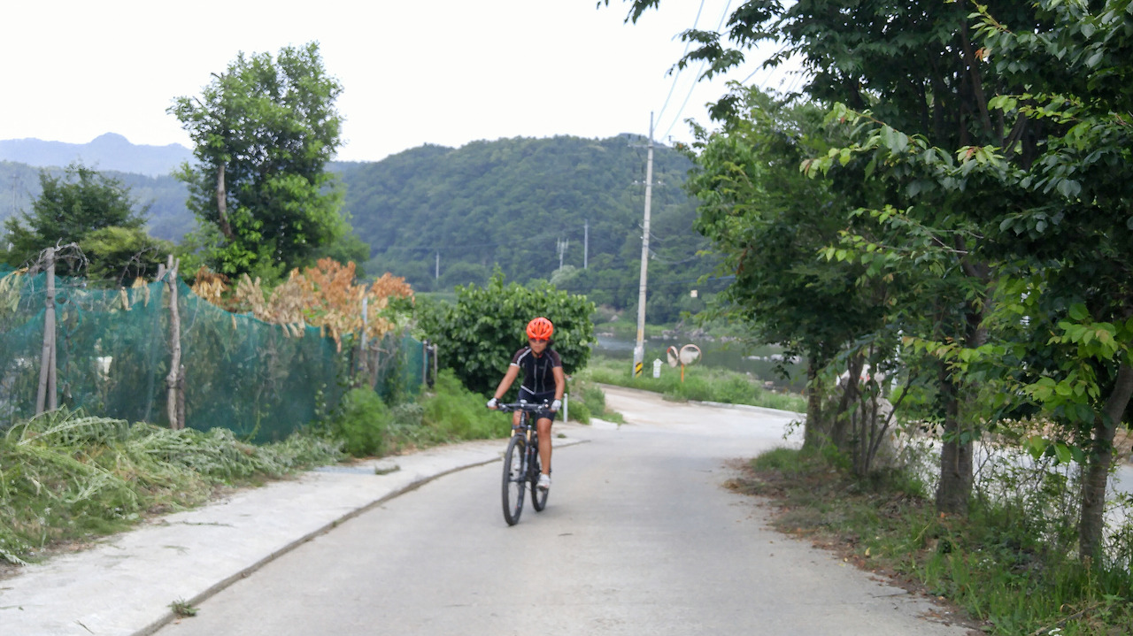 홍천강 자전거