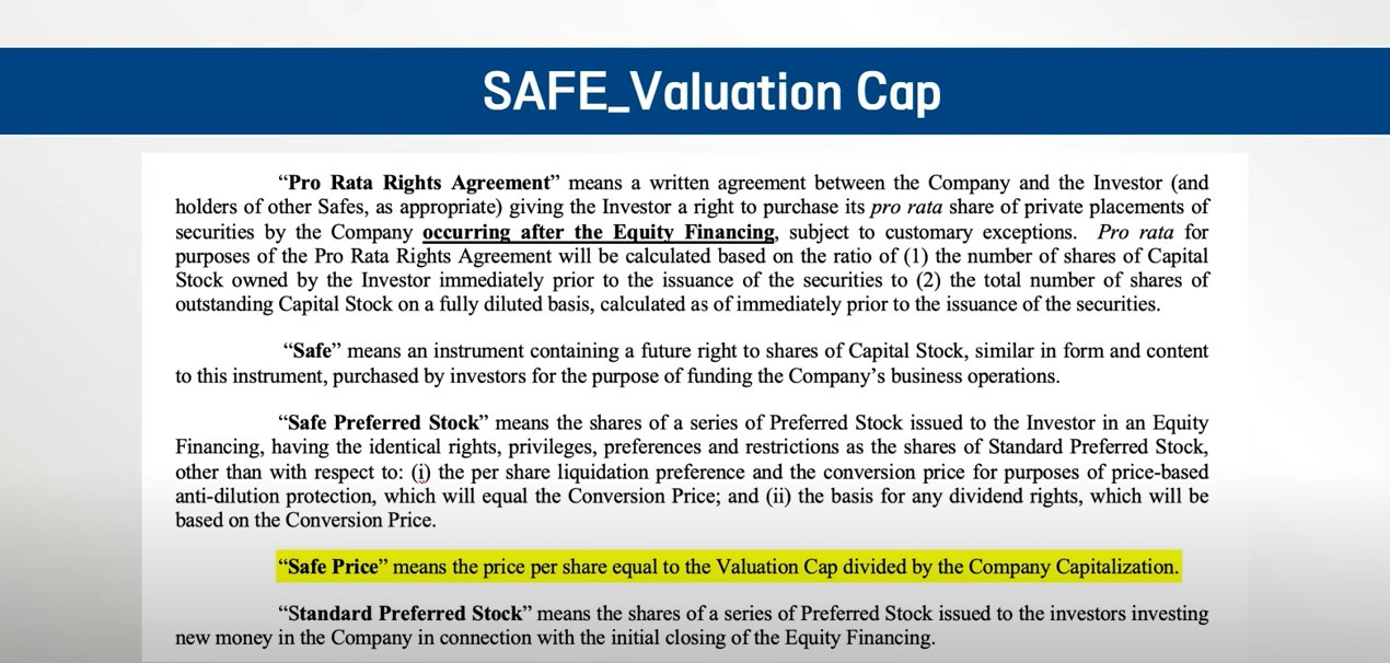 대표님! No Valuation Cap, SAFE 해요